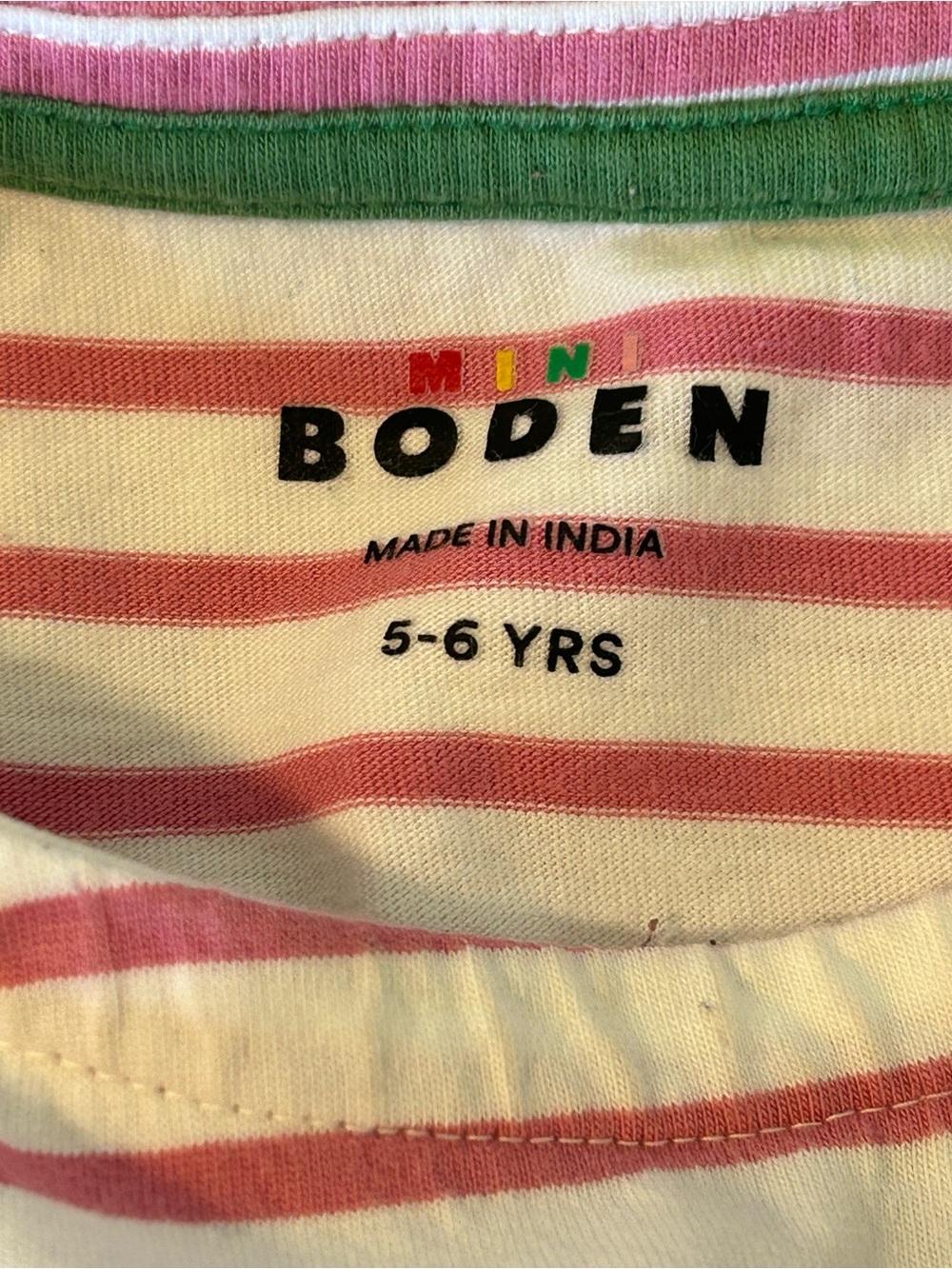 5-6 Mini Boden Kitty Tunic Dress - Picture 5 of 7